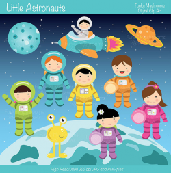 Little Astronaut Clip Art - Pics about space
