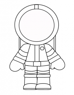 Printable template for the Astronaut | Crafts and Worksheets for ...
