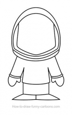 Simple Astronaut Drawing at GetDrawings.com | Free for personal use ...
