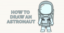 How to Draw an Astronaut - Really Easy Drawing Tutorial