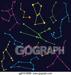 Vector Illustration - Astronomy - illustration of colored ...
