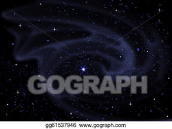 Stock Illustration - Far away galaxy. Clip Art gg61537946 - GoGraph