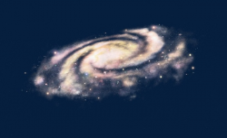Space Spiral Galaxy, Spiral Galaxy, Space, Astronomy PNG Image and ...