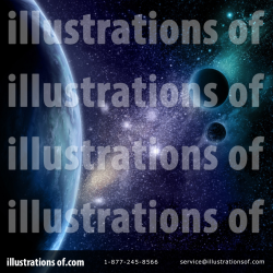 Astronomy Clipart #1252633 - Illustration by KJ Pargeter