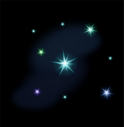 Clipart - Starry night