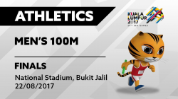 KL2017 29th SEA Games | Athletics - Men's 100m FINALS | 22/08/2017 ...