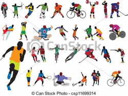 Olympic Games clipart athletics event - Pencil and in color olympic ...