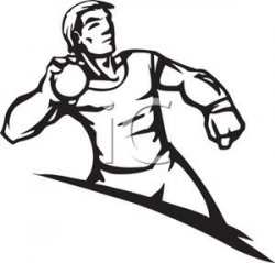 athletics clipart black and white 4 | Clipart Station