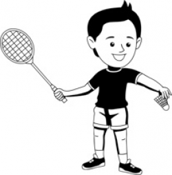 Free Black and White Sports Outline Clipart - Clip Art Pictures ...