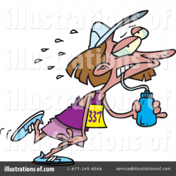 Athlete Clipart #5767 - Illustration by toonaday
