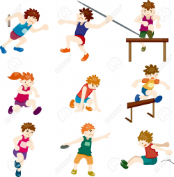 Winning clipart kid athlete - Pencil and in color winning clipart ...