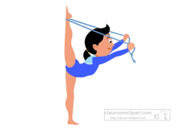 Gymnastics Clipart Clipart- athlete-performing-rhythmic-gymnastics ...