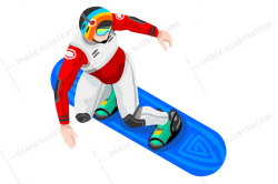 Snowboard Clipart Winter Sports - Image Illustration