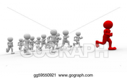 Stock Illustration - Athlete. Clipart gg59550921 - GoGraph