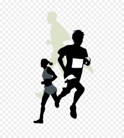 5K run Running Marathon Racing Clip art - Running men and women png ...
