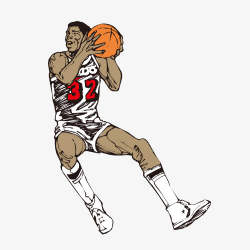 Hand-drawn Athlete, Basketball, Movement, Work Out PNG Image and ...