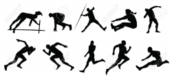 Free download Track And Field Silhouette Clipart for your creation ...