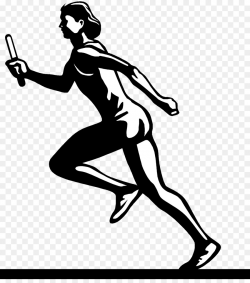 Track & Field Athlete Running Clip art - runner png download - 1720 ...