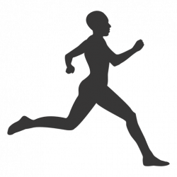 Athlete jumping silhouette - Transparent PNG & SVG vector