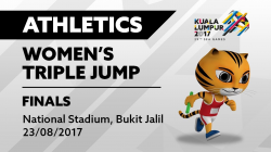 KL2017 29th SEA Games | Athletics - Women's Triple Jump FINALS | 23 ...