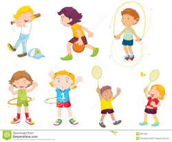 28+ Collection of Children Exercising Clipart | High quality, free ...