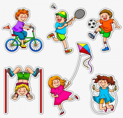 Do All Kinds Of Sports Children, Movement, Child, Cycle PNG Image ...