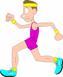 Running Man | Free Stock Photo | Illustration of a man running | # 9664
