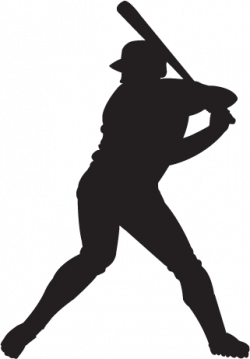 Free Clip-Art: People   Sports   Silhouette Baseball Player ...