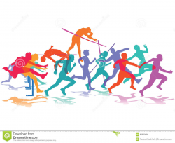 28+ Collection of Athletics Track And Field Clipart | High quality ...