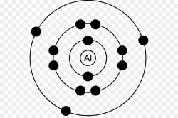 Aluminium Bohr model Atom Electron Lewis structure - Aluminum ...