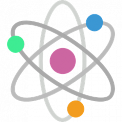 nuclear, Electron, physics, Atoms, science, Atomic, education icon