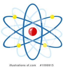 Atom Clipart #1099915 - Illustration by Hit Toon