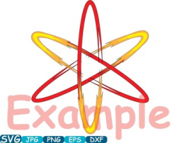 Atom Nuclear Fission Reactor Science Molecules SVG Clip art school ...