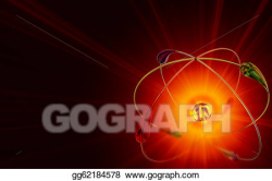 Stock Illustration - Cold fusion nuclear reactions. Clipart ...