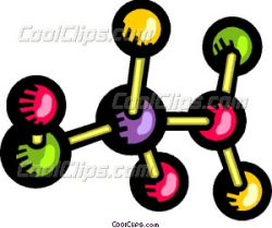 Molecules and Atoms Vector Clip art