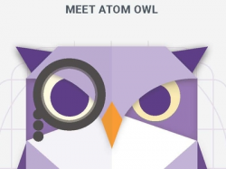 Atom Owl by Kaplan Test Prep - Dribbble