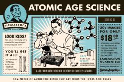 Atomic Age Science Part I | Retro Clip Art - RetroSupply Co.