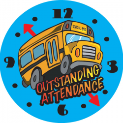 Outstanding Attendance Sticker - Jones School Supply