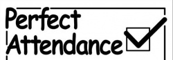 Attendance Clipart Black And White - Letters