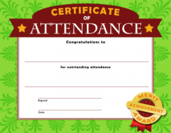 Image: Attendance Certificate | Christian Template and Frames ...
