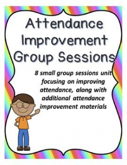 8-Week Group Counseling Attendance Lessons | Group counseling ...