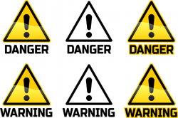 Clip Art Hoard: WARNING! DANGER! CAUTION! Sign - Clip Art Library
