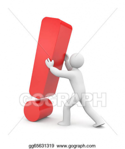 Stock Illustration - Person tries to draw attention. Clipart Drawing ...