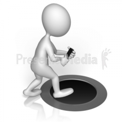 Not Paying Attention While Texting - Presentation Clipart - Great ...