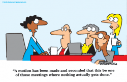 Funny Staff Meeting Clipart