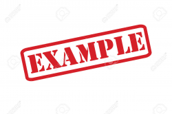 Example Stamp Clipart