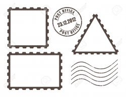 Post Office Stamps Clipart