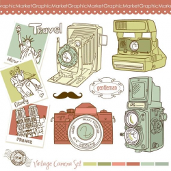 8 best Camera Clip Art images on Pinterest | Vintage cameras, Vector ...