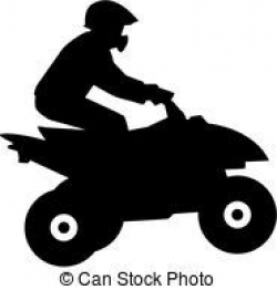 Quad driver silhouette | Racing baby shower | Free ...