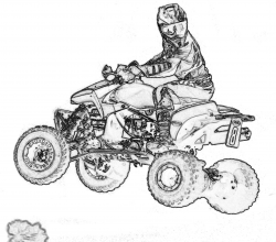 Quad Coloring Pages Throughout Four Wheeler Atv Page | rescuedesk.me